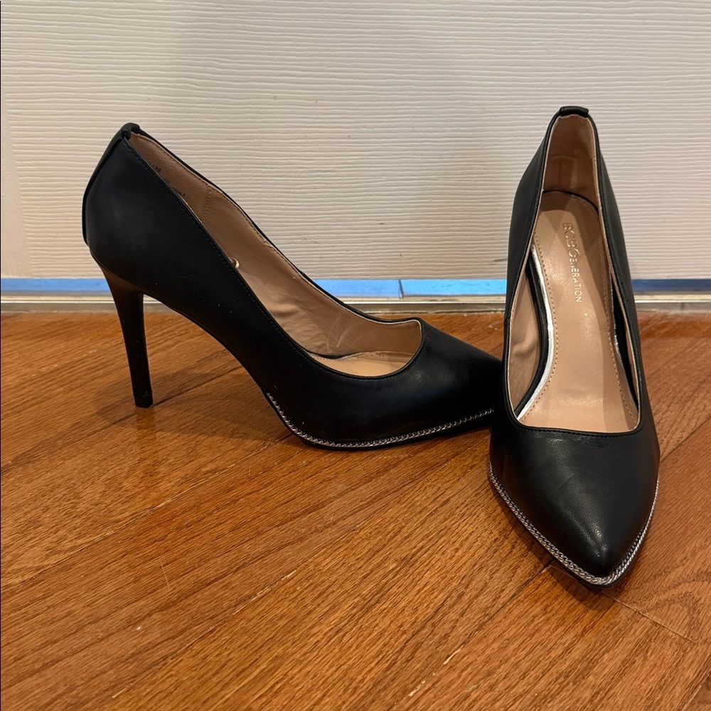 Bcbgeneration Black Pointed-Toe Classic Pumps - image 2